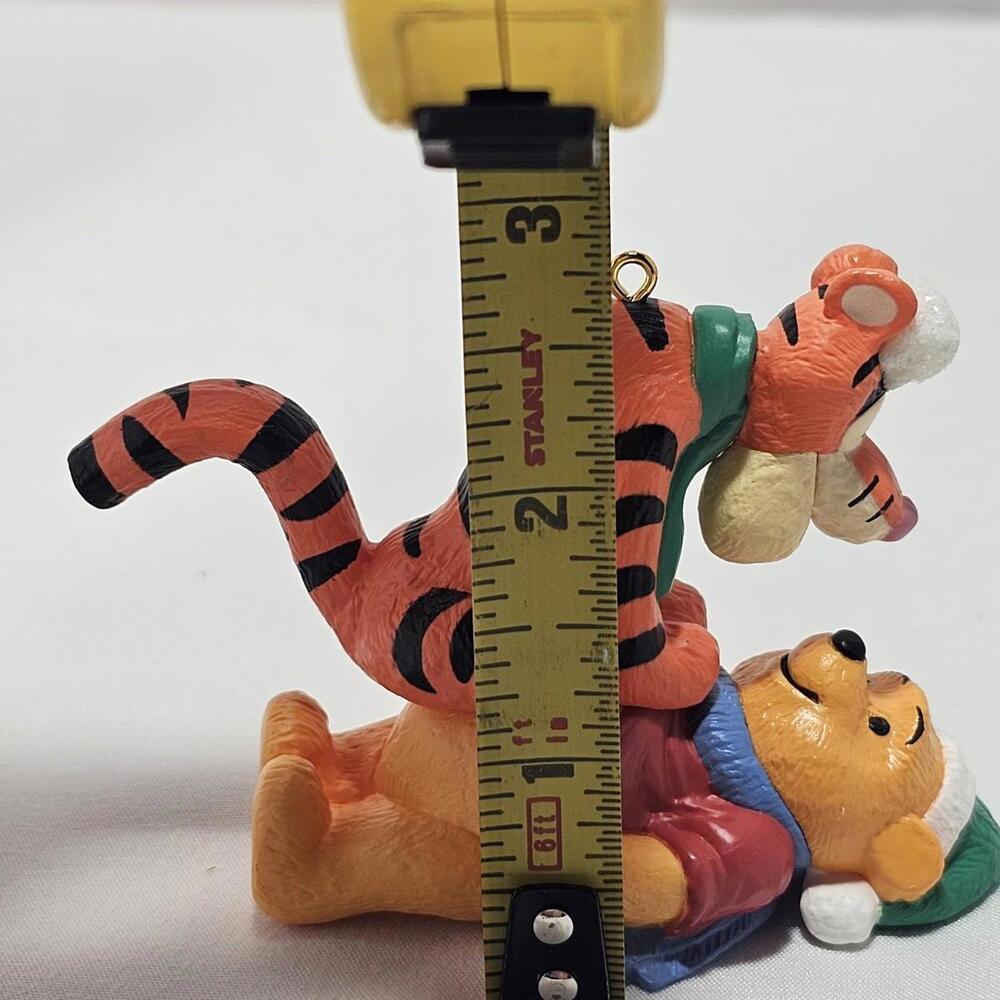 RARE Vintage Winnie the Pooh and Tigger 1994 Hallmark Keepsake Ornament - Picture 6 of 9
